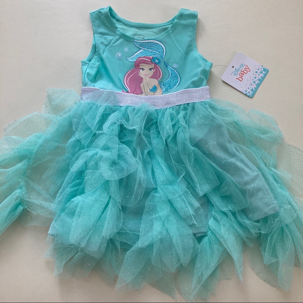 Disney Ariel Tutu Skort Dress cute ruffle 2091